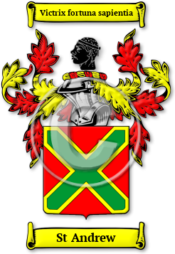 St Andrew Family Crest Download (jpg) Legacy Series - 150 DPI